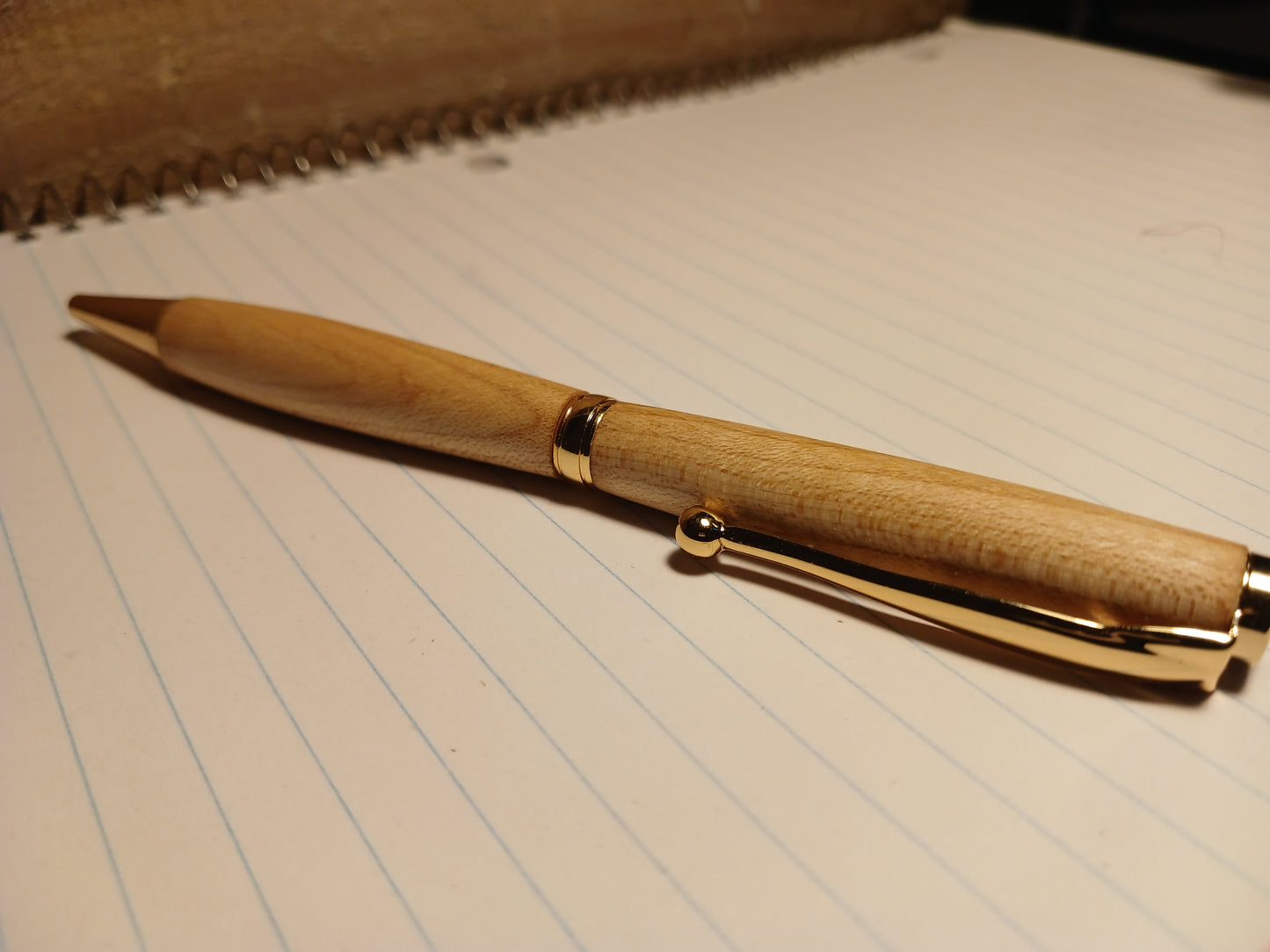 Hard Maple Twist Pen