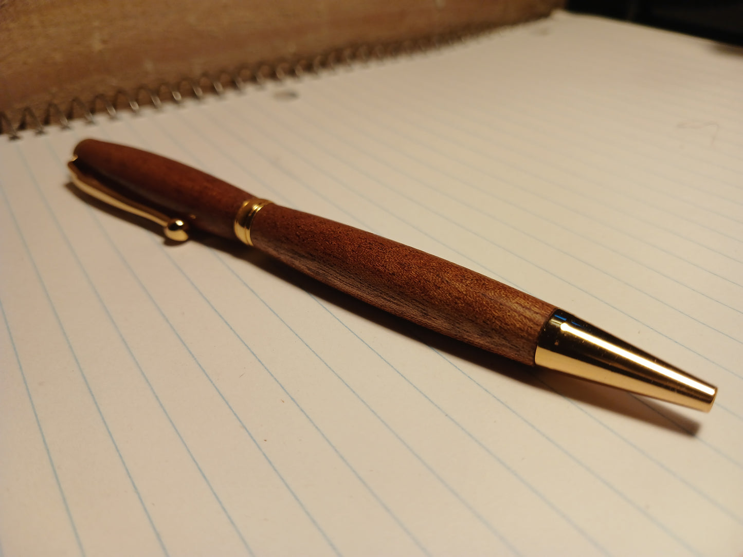 Sapele Mahogany Twist Pen