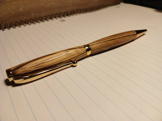 Zebrawood Twist Pen